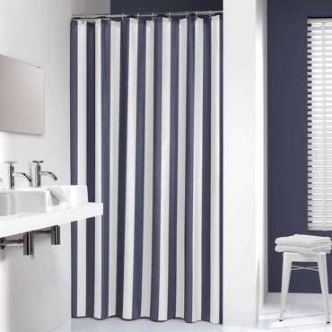 Sealskin Linje 180x200 blue κουρτίνα μπάνιου υφασμάτινη