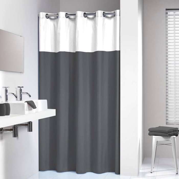 Sealskin Double 180x200 grey kourtina baniou ufasmatini