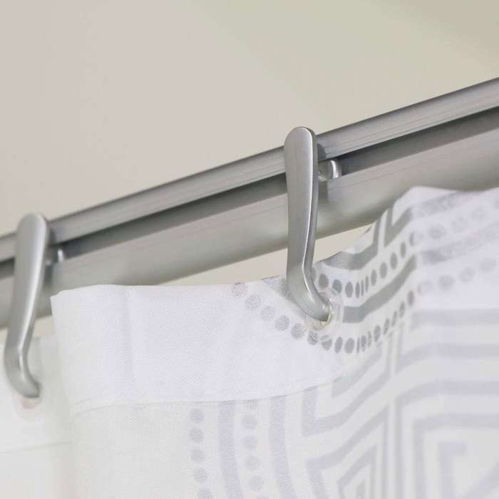 Sealskin Easy roll hooks 12 pcs grey krikoi kourtinas baniou