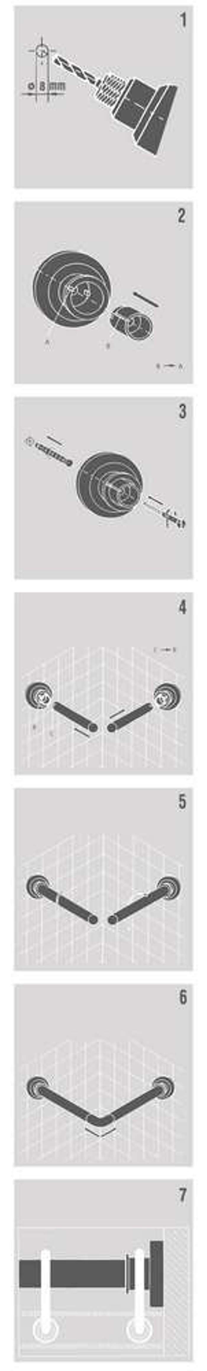 Sealskin 170x80 F20 mm white braxionas baniou gniakos