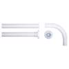 Sealskin 90x90 F28 mm white braxionas baniou gniakos