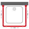 Sealskin 170x80 F28 mm chrome braxionas baniou gniakos