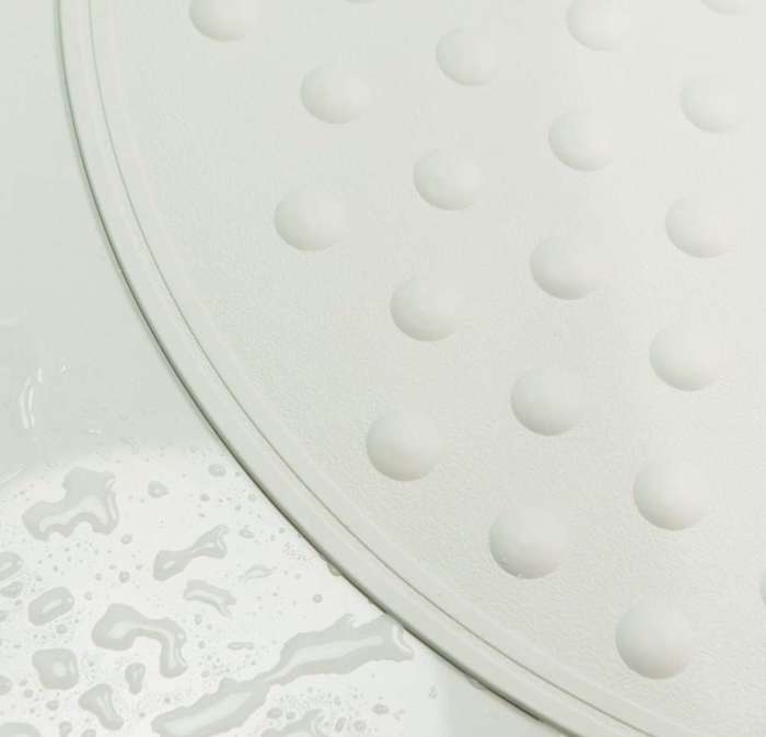 Sealskin Rotondo F55 white antiolisthitiko tapeto ntouzieras