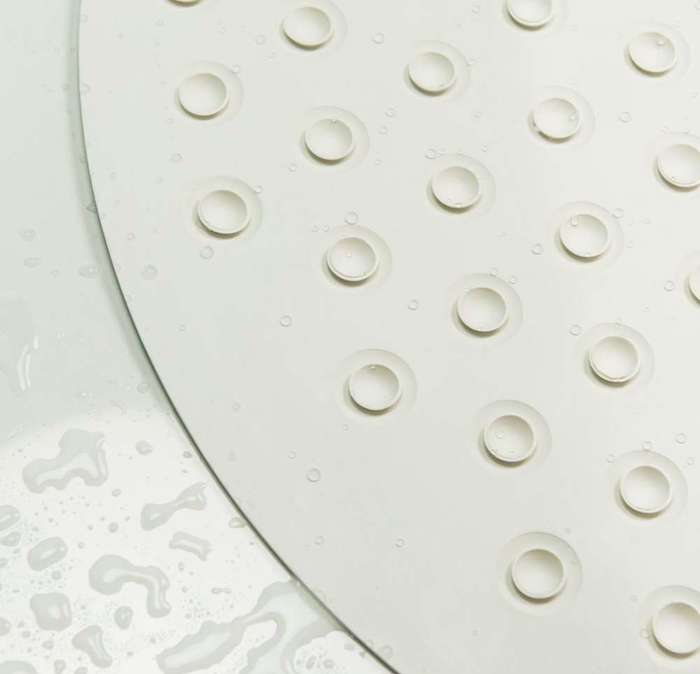 Sealskin Rotondo F55 white antiolisthitiko tapeto ntouzieras