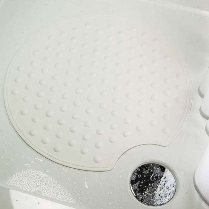 Sealskin Rotondo F55 white antiolisthitiko tapeto ntouzieras