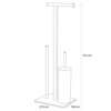 Sealskin Square chrome stant xartiou ugias + piggal