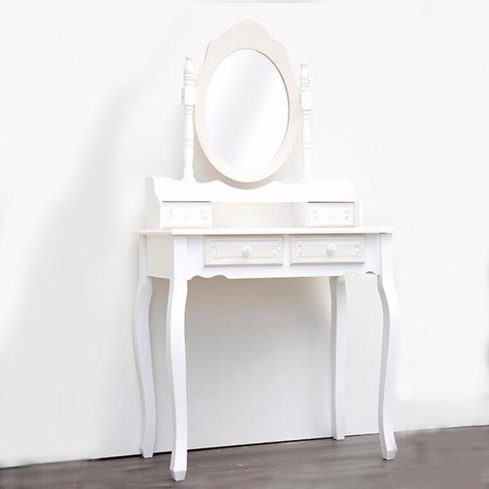 ESTHETI home Bountouar me Kathrefti Xulino Lefko me 2 Surtaria me Sxedio 75x40x140.5cm/71cm 750-25033