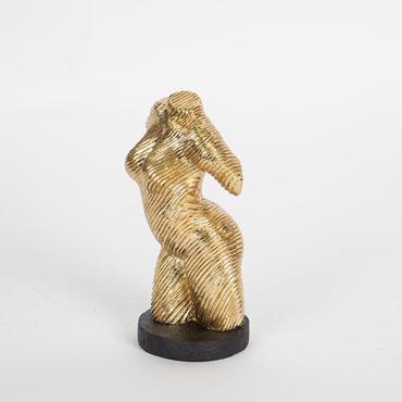 ESTHETI home Διακοσμητικό Γλυπτό Σώμα Χρυσό 8.5x7.5x16.5cm 752-27070