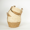 ESTHETI home Set ton 3 Kalathi Psathino Ekrou/Kafe/Mavro 25x18x20cm/30x23x24cm/33x28x29cm 752-32010