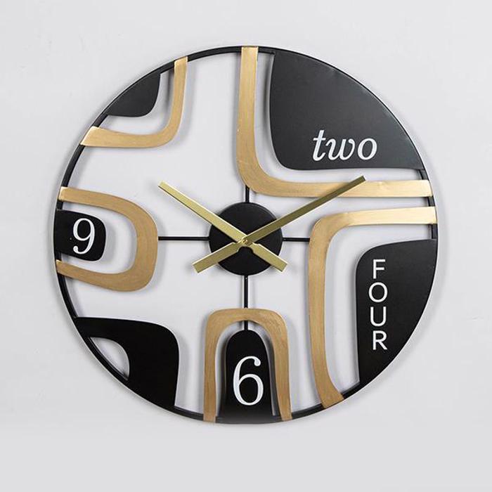 ESTHETI home Roloi Toixou Xulino Mavro/Xruso F60x4.5cm 753-13016