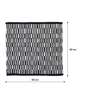 Sealskin Bandra 60x60 black pataki baniou