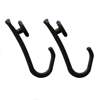 Sealskin Easy roll hooks 12 pcs black krikoi kourtinas baniou