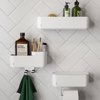 Tiger 2-Store Epitoixio Rafi me Thikes kai Kremastres 25 cm White 800375