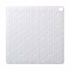 Sealskin Ribb Antiolisthitiko Pataki 55x55cm White with Black Hook 800620