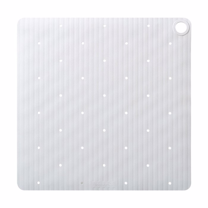 Sealskin Ribb Antiolisthitiko Pataki 55x55cm White with Black Hook 800620