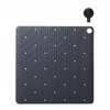 Sealskin Ribb Antiolisthitiko Pataki 55x55cm Anthracite with Black Hook 800621