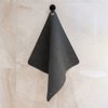 Sealskin Ribb Antiolisthitiko Pataki 55x55cm Anthracite with Black Hook 800621