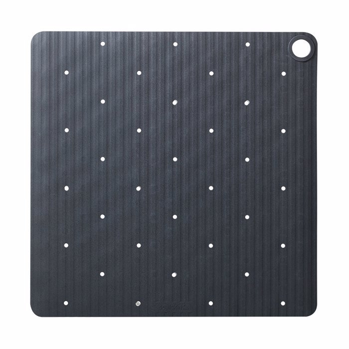 Sealskin Ribb Antiolisthitiko Pataki 55x55cm Anthracite with Black Hook 800621