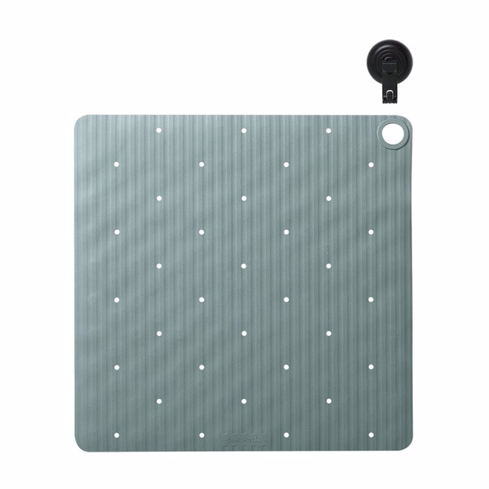 Sealskin Ribb Antiolisthitiko Pataki 55x55cm Green with Black Hook 800622