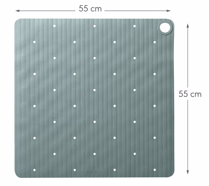 Sealskin Ribb Antiolisthitiko Pataki 55x55cm Green with Black Hook 800622