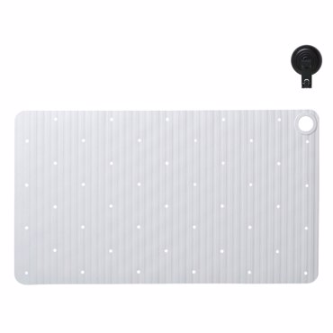 Sealskin Ribb Αντιολισθητικό Πατάκι 40x70cm White with Black Hook 800623