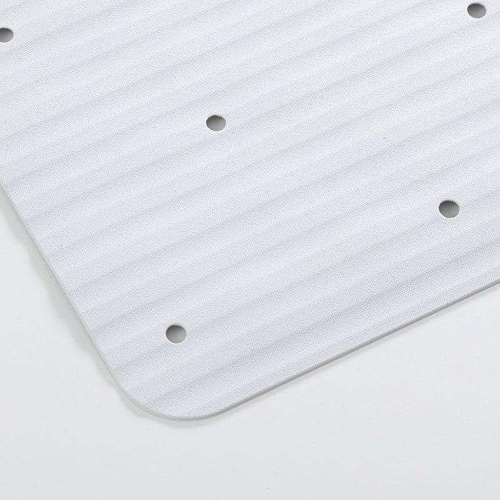 Sealskin Ribb Antiolisthitiko Pataki 40x70cm White with Black Hook 800623