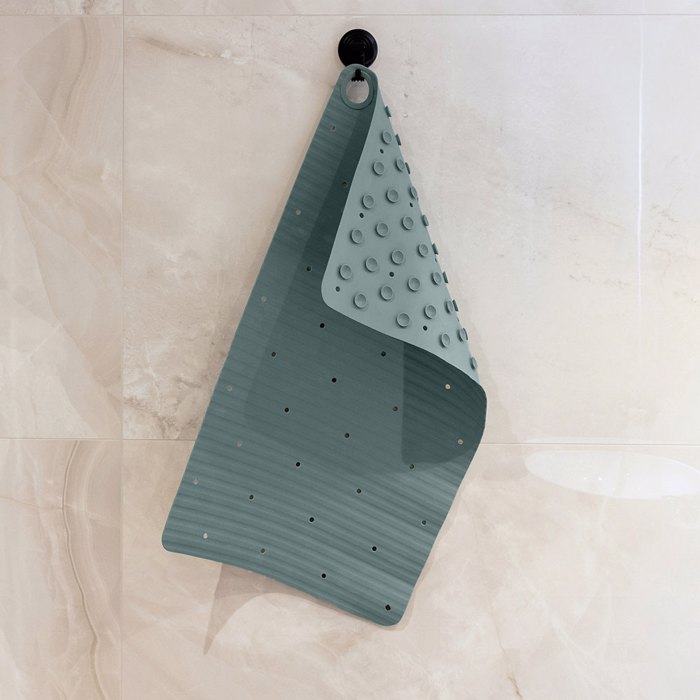 Sealskin Ribb Antiolisthitiko Pataki 40x70cm Green with Black Hook 800625