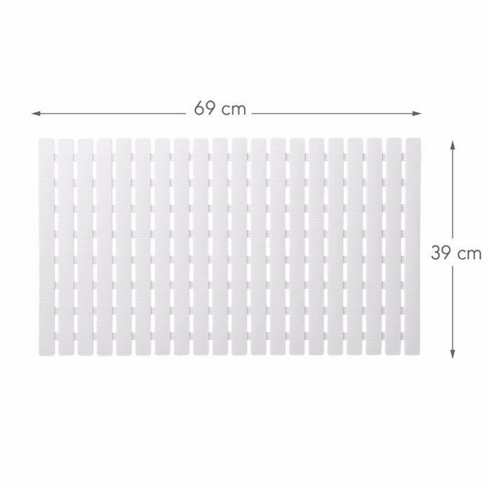 Sealskin Nora Antiolisthitiko Pataki 39x69cm White 800649