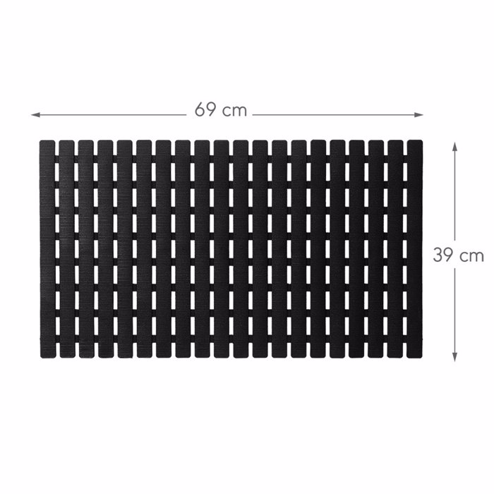 Sealskin Nora Antiolisthitiko Pataki 39x69cm Black 800650