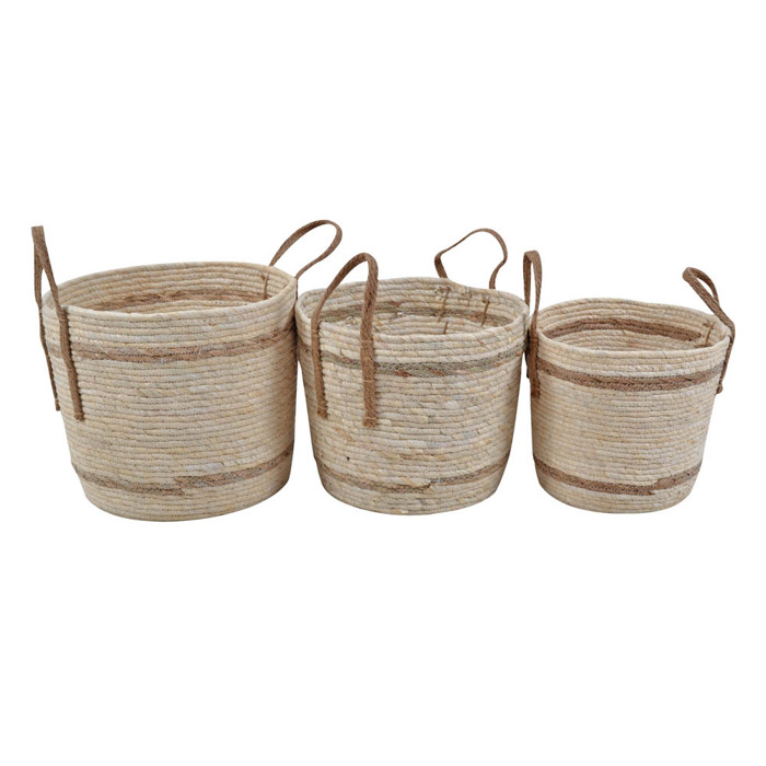 Ankor Set ton 3 Kalathia Psathina Fusika 35x35x39cm (824274)
