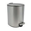 Ankor Kalathi Baniou 5Lt Inox Mat Tetragno Soft Close 25.2x20x27cm (824724)