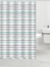 Ankor Kourtina Poluesteriki 180x200cm me 12 Krikous kai Petrol-Ggri Rigs (831210)