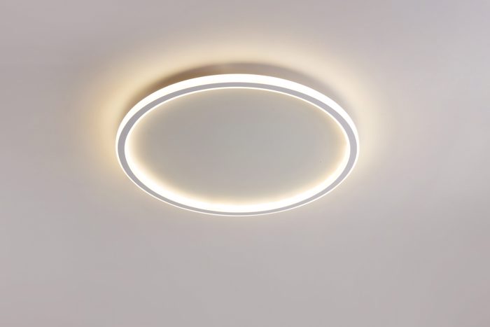 ArLight CCC 713-50 Plafoniera LED Lefki Stronguli me Fusiko Lefko Fos F50x5cm 0064204