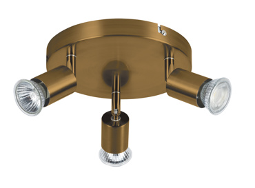 ArLight CCC 5215-3 ΑΒ Σπότ Οροφής Τρίφωτο Οξυντέ GU10 Φ20x8cm 0064210