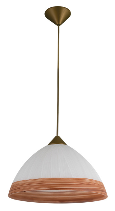 ArLight PDA 1147-24 BW Κρεμαστό Φωτιστικό Οροφής με Καφέ Φάσα Μονόφωτο Ε27 Φ24x103cm 0083474