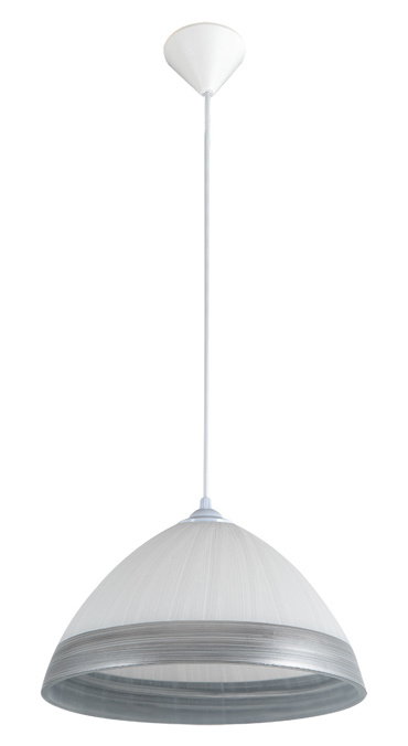 ArLight PDA 1147-24 SL Κρεμαστό Φωτιστικό Οροφής Μονόφωτο Ασημί Ε27 Φ24x103cm 0083477
