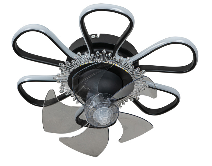 ArLight CFC 9506 BK Anemistiras Orofis MARGRITA me LED Fotismo kai Kontrol F50x20cm 0334007