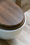 Kapaki Lekanis ORZECH apo MDF Walnut 37.3x45.5x4cm AWD02181065