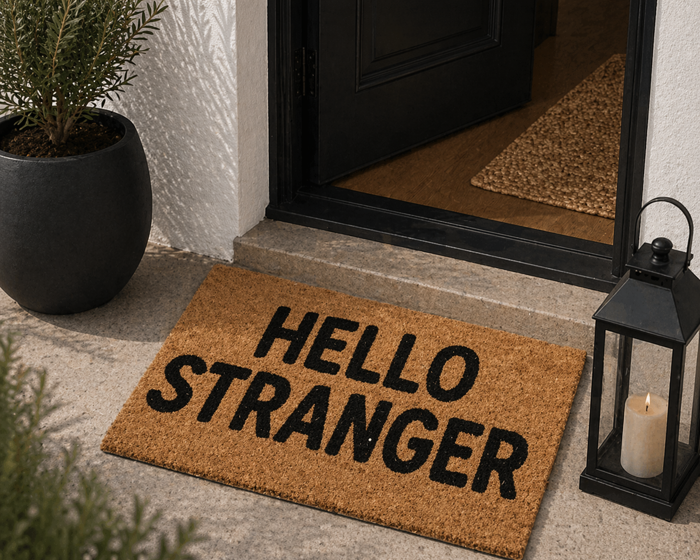 MRShome Pataki Eisodou 59x39cm ''HELLO STRANGER''