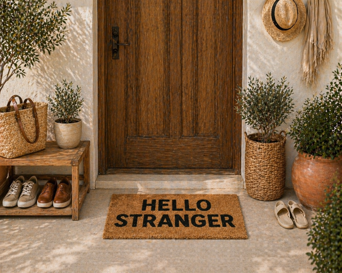 MRShome Pataki Eisodou 59x39cm ''HELLO STRANGER''