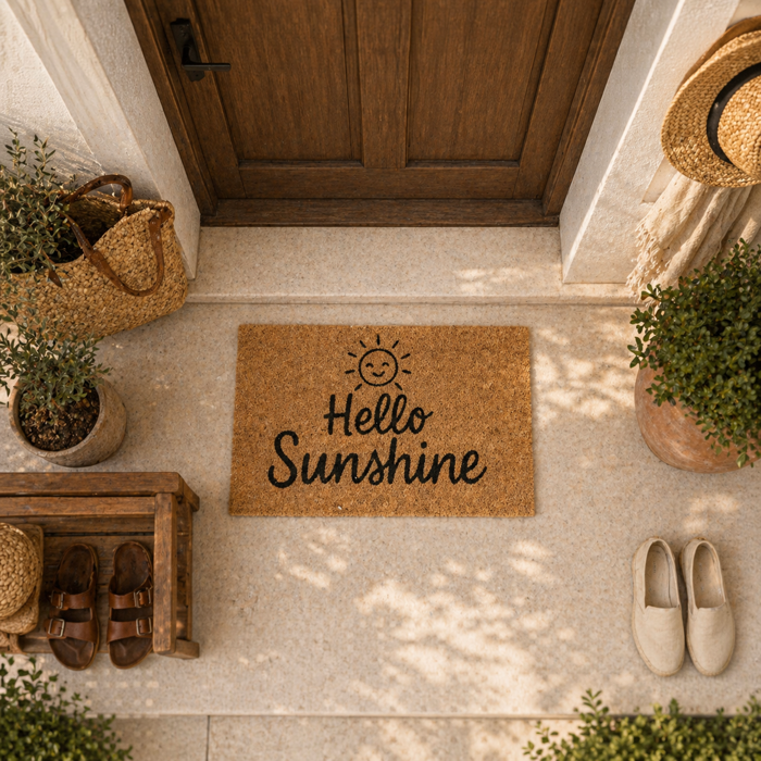 MRShome Pataki Eisodou 59x39cm ''Hello Sunshine''