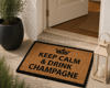 MRShome Pataki Eisodou 59x39cm ''KEEP CALM & DRINK CHAMPAGNE''