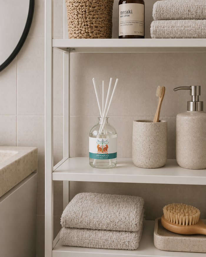 MRShome Aromatiko Xorou me Sticks 80ml Lime Basil Crush