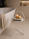 MRShome Side Table Metalliko F40x65cm Sand