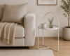 MRShome Side Table Metalliko F40x65cm Sand