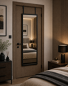 MRShome Kremastos Kathreptis ga Porta apo MDF 34x94cm Black