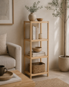 MRShome Rafiera 4 Epipedon apo Bamboo 34x33x110cm