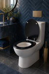 MRShome Kapaki Lekanis apo MDF 42.5x37x1.5cm Black