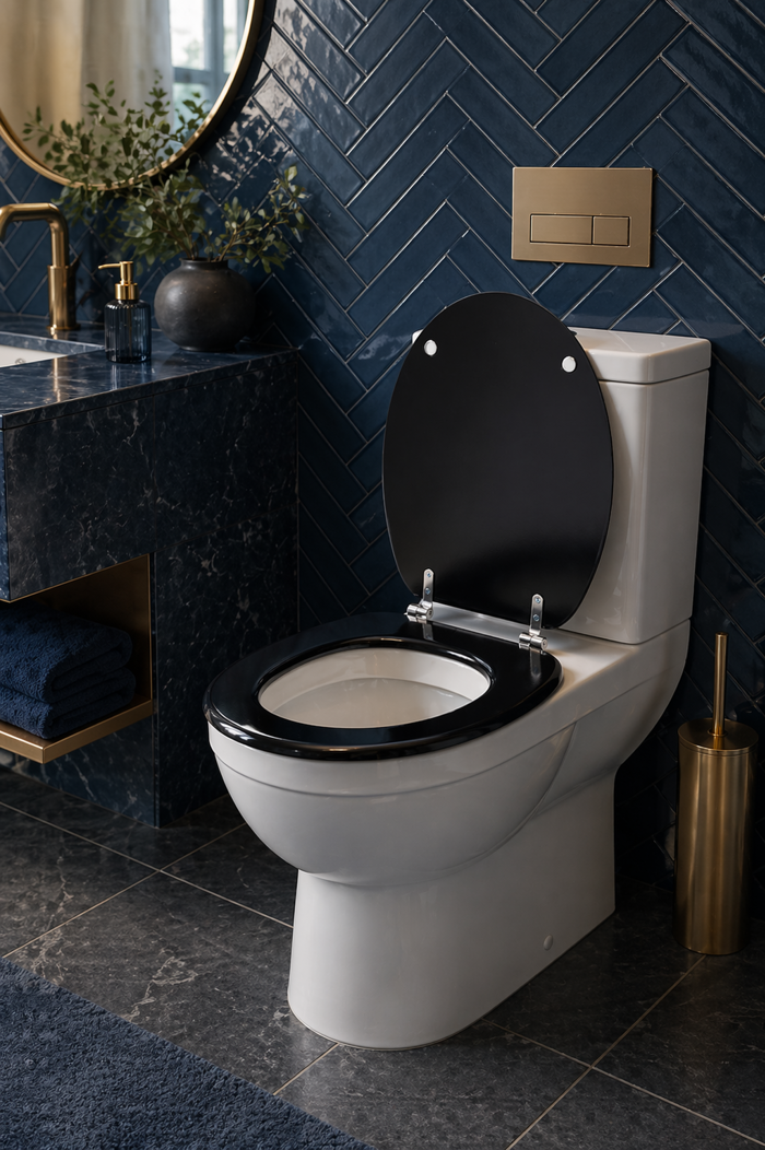 MRShome Kapaki Lekanis apo MDF 42.5x37x1.5cm Black