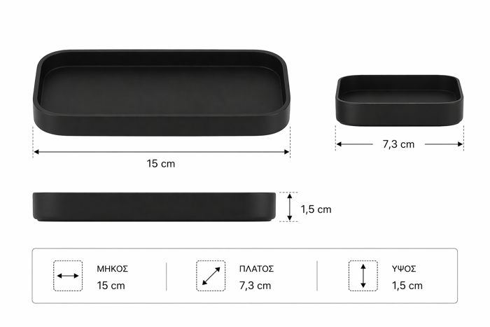 MRShome Set Baniou apo PP 3 Temaxion Black